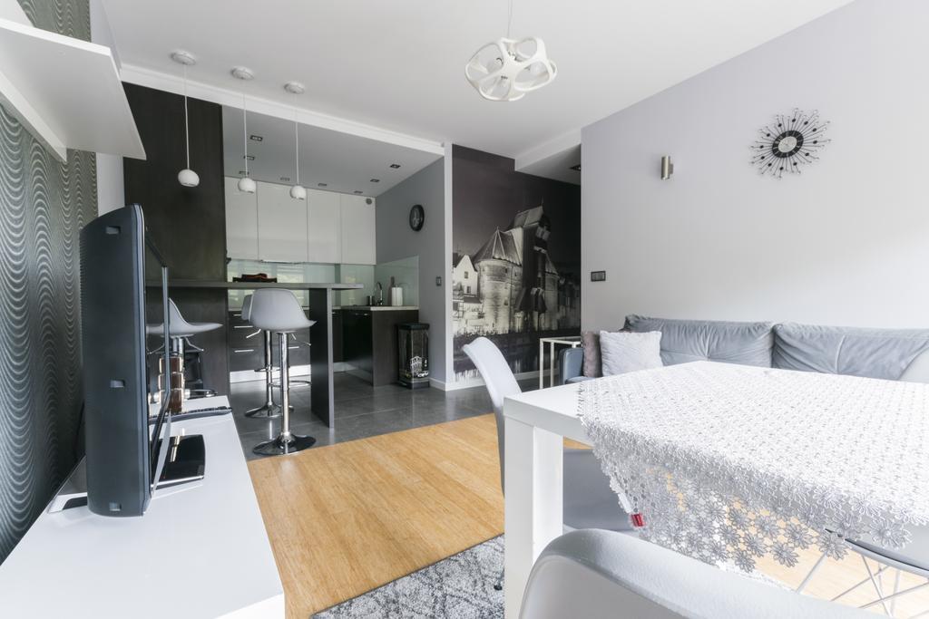 Pohulanka Luxury Apartman Gdańsk Kültér fotó