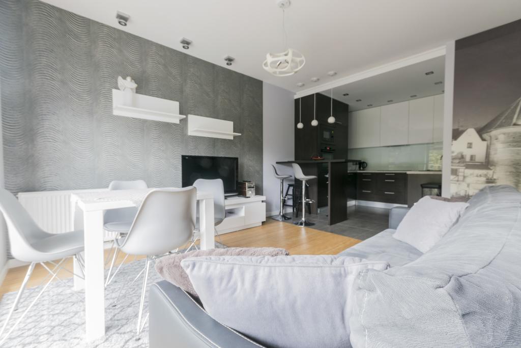 Pohulanka Luxury Apartman Gdańsk Kültér fotó