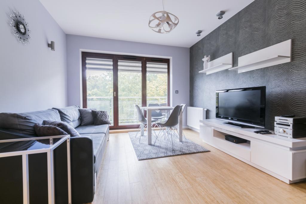 Pohulanka Luxury Apartman Gdańsk Kültér fotó