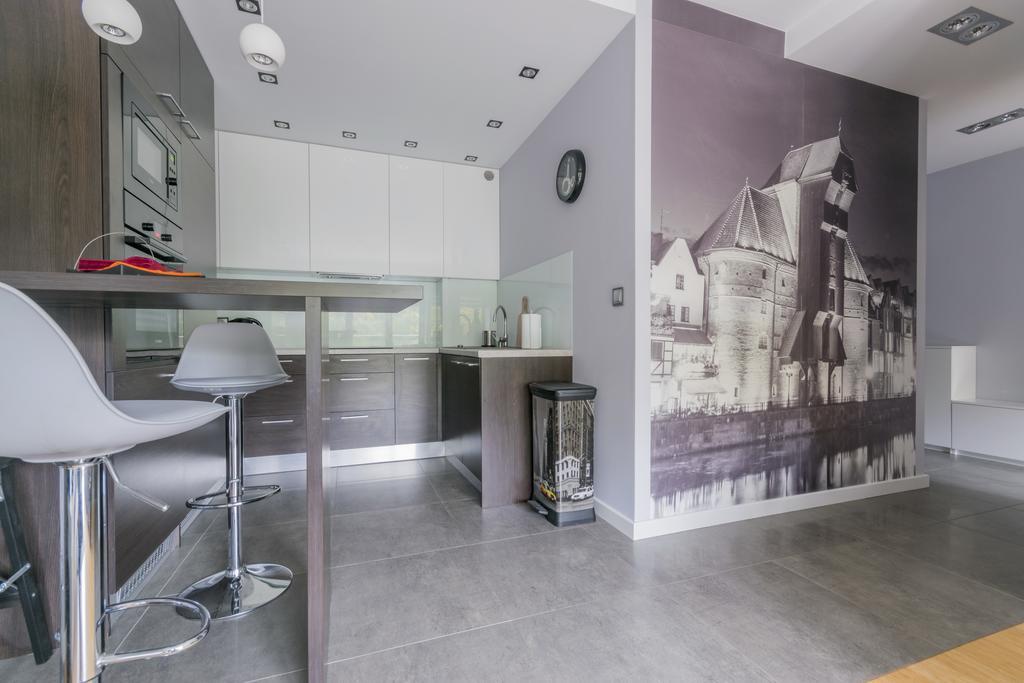 Pohulanka Luxury Apartman Gdańsk Kültér fotó